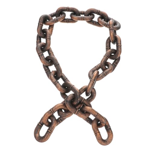 FUNOMOCYA Halloween Deko Kette Kunststoff Fake Kette mit Realistischem Look für Halloween Party Cosplay und Gruselige Kostüm Requisiten FUNOMOCYA Halloween Deko Kette Kunststoff Fake Kette mit Realistischem Look für Halloween Party Cosplay und Gruselige Kostüm Requisiten von FUNOMOCYA