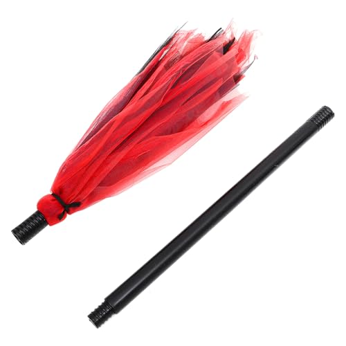FUNOMOCYA Halloween Hexenbesen Dekorativer Hexenbesen aus Kunststoff und Tüll für Halloween Party Kostümrequisite Abnehmbar Robust Vielseitig Einsetzbar für Fasching und Gruselige Dekoration FUNOMOCYA Halloween Hexenbesen Dekorativer Hexenbesen aus Kunststoff und Tüll für Halloween Party Kostümrequisite Abnehmbar Robust Vielseitig Einsetzbar für Fasching und Gruselige Dekoration von FUNOMOCYA