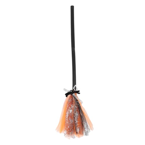 FUNOMOCYA Halloween Hexenbesen aus Robustem Abnehmbar Fliegender Zauberbesen für Kinderkostüm Cosplay Accessoire für Hexen und Halloween Partys von FUNOMOCYA
