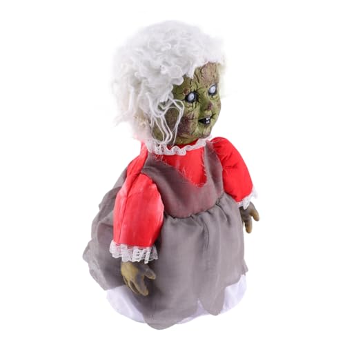 FUNOMOCYA Halloween Sprachaktivierte Leuchtende Gruselpuppe mit Automatischem Lauf und Soundeffekt Schaurige Halloween Deko für Party Spukhaus Drinnen und Draußen Batteriefrei Realistische FUNOMOCYA Halloween Sprachaktivierte Leuchtende Gruselpuppe mit Automatischem Lauf und Soundeffekt Schaurige Halloween Deko für Party Spukhaus Drinnen und Draußen Batteriefrei Realistische von FUNOMOCYA