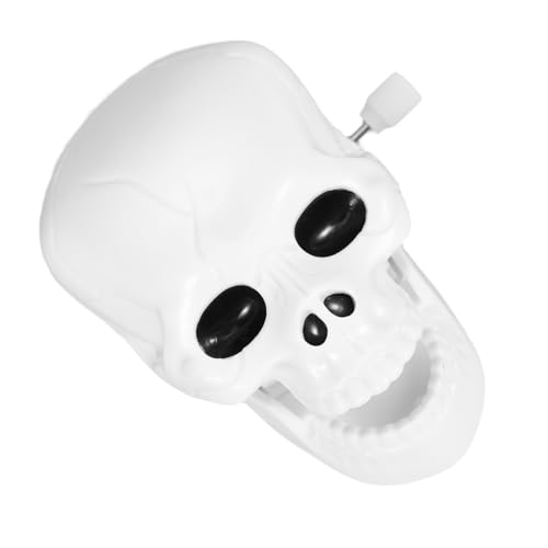 FUNOMOCYA Halloween Wind Up Toy Scary Skelett mit Beweglichem Mund Lustiges Plastik für Halloween Party und Dekoration Drinnen und Draußen Langlebig und Farbenfroh von FUNOMOCYA
