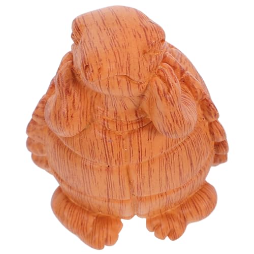FUNOMOCYA Handgeschnitzte Schildkrötenstatue Aus Holz Lebensechte Landschaftsschildkröte Ornament Für Garten Zuhause Büro Dekoration FUNOMOCYA Handgeschnitzte Schildkrötenstatue Aus Holz Lebensechte Landschaftsschildkröte Ornament Für Garten Zuhause Büro Dekoration von FUNOMOCYA