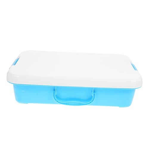 FUNOMOCYA Handliche Sandspielbox mit Deckel Tragbare Abs Sandkasten Aufbewahrung für Langlebig Sicher für Drinnen und Unterwegs Praktisches Organizer für Jungen und Mädchen von FUNOMOCYA