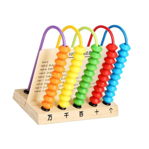 FUNOMOCYA Holz Abakus Lernspielzeug mit Bunten Zählperlen Pädagogisches Rechenspielzeug für Ab Jahren Montessori Mathe Lernhilfe Rechenfähigkeiten und Kognitiver Entwicklung FUNOMOCYA Holz Abakus Lernspielzeug mit Bunten Zählperlen Pädagogisches Rechenspielzeug für Ab Jahren Montessori Mathe Lernhilfe Rechenfähigkeiten und Kognitiver Entwicklung von FUNOMOCYA