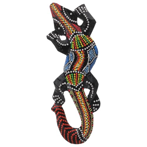 FUNOMOCYA Holz Eidechsen Wanddeko Kunstvolle Gecko Skulptur für Innen und Außendekoration Punktuelle Gestaltung Kreative Wandkunst für Garten und Zuhause FUNOMOCYA Holz Eidechsen Wanddeko Kunstvolle Gecko Skulptur für Innen und Außendekoration Punktuelle Gestaltung Kreative Wandkunst für Garten und Zuhause von FUNOMOCYA