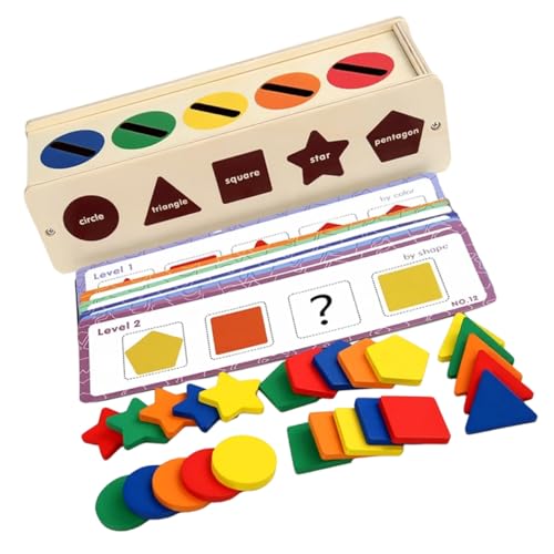 FUNOMOCYA Holz Formensortierer Bunt Montessori Lernspielzeug für Kleinkinder Motorische Entwicklung und Farbenerkennung Sicher und Geruchsfrei Geschenk für Jungen Mädchen Ab Jahr FUNOMOCYA Holz Formensortierer Bunt Montessori Lernspielzeug für Kleinkinder Motorische Entwicklung und Farbenerkennung Sicher und Geruchsfrei Geschenk für Jungen Mädchen Ab Jahr von FUNOMOCYA