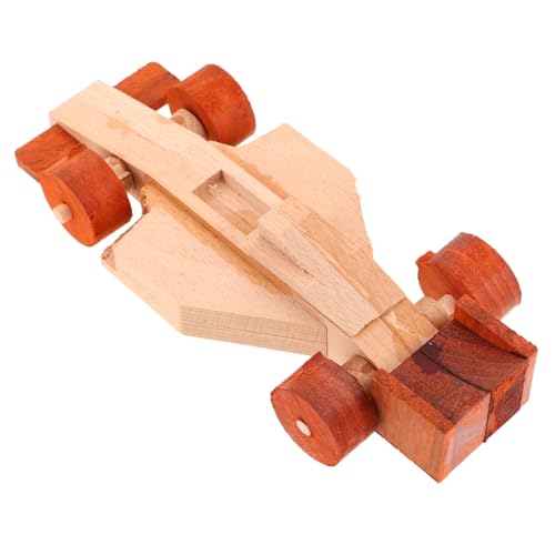 FUNOMOCYA Holz Rennwagen DIY Bausatz aus Massivem Holz Abnehmbar und Bemalbar Kreatives Bastelset für Fördert Handarbeit und Fantasie für Familie und Schule von FUNOMOCYA