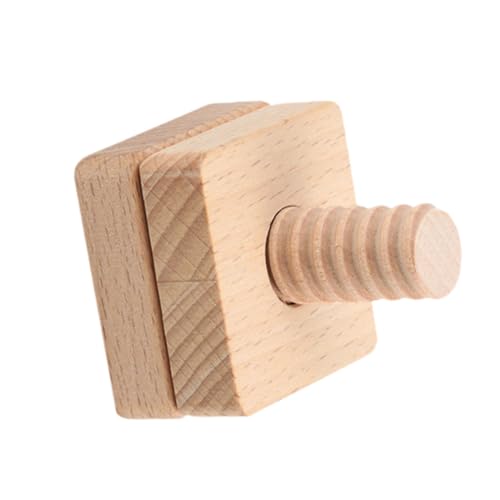 FUNOMOCYA Holz Schrauben DIY Montessori Lernspielzeug Pädagogisch Motorikfördernd Formerkennung Holzbausteine für Kleinkinder Ab Jahren von FUNOMOCYA