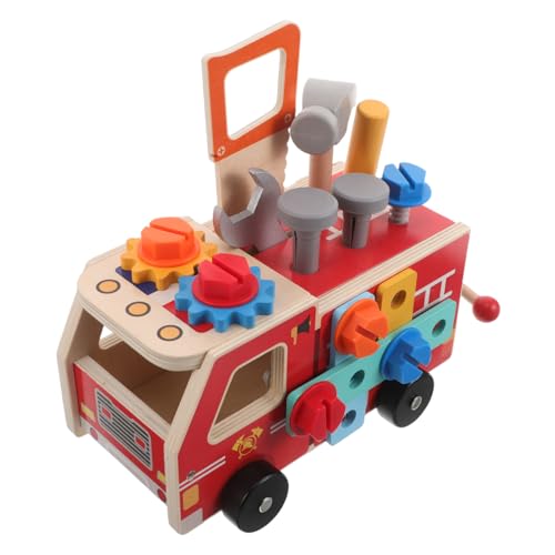 FUNOMOCYA Holz Werkzeugwagen mit Schraubenfunktion Montessori Lernspielzeug aus Echtem Holz für Feinmotorik Stem Bildungsset für Jungen und Mädchen Pädagogisches Rollenspiel FUNOMOCYA Holz Werkzeugwagen mit Schraubenfunktion Montessori Lernspielzeug aus Echtem Holz für Feinmotorik Stem Bildungsset für Jungen und Mädchen Pädagogisches Rollenspiel von FUNOMOCYA
