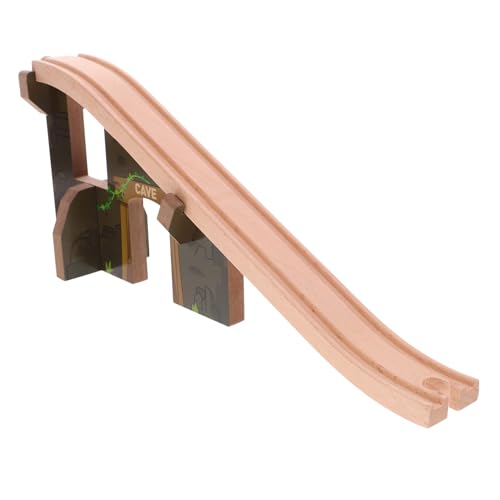 FUNOMOCYA Holz eisenbahnbrücke Zubehör Langlebige Kompatible Holzbahn Brücke für Einfache Verbindung Pädagogisches Kreativität und Eltern Junge Mädchen interaktion von FUNOMOCYA