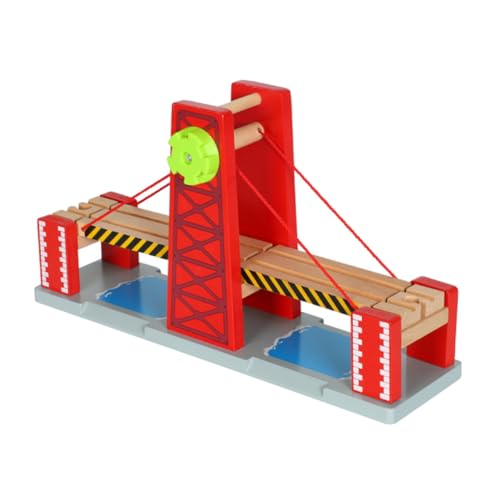 FUNOMOCYA Holz eisenbahnbrücke mit Hebebrücke Zugset Kompatibel mit Holzeisenbahnschienen Fördert Motorische Fähigkeiten und Kreatives für Ab Jahren FUNOMOCYA Holz eisenbahnbrücke mit Hebebrücke Zugset Kompatibel mit Holzeisenbahnschienen Fördert Motorische Fähigkeiten und Kreatives für Ab Jahren von FUNOMOCYA