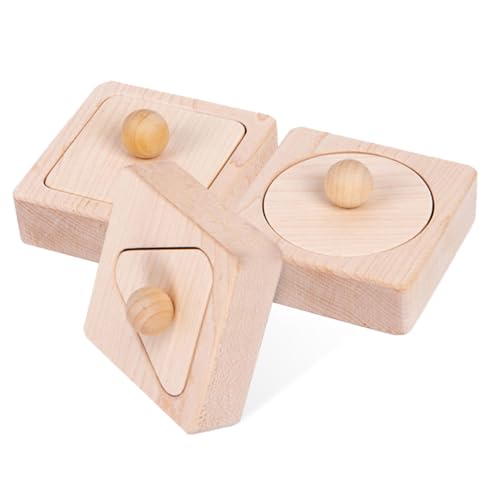 FUNOMOCYA Holzspielzeug Geometrische Formen mit Sortierblöcken für Kleinkinder Sicher Fördert Hand Auge koordination Kreativität und Logisches Denken Pädagogisches Lernspielzeug für Jungen von FUNOMOCYA