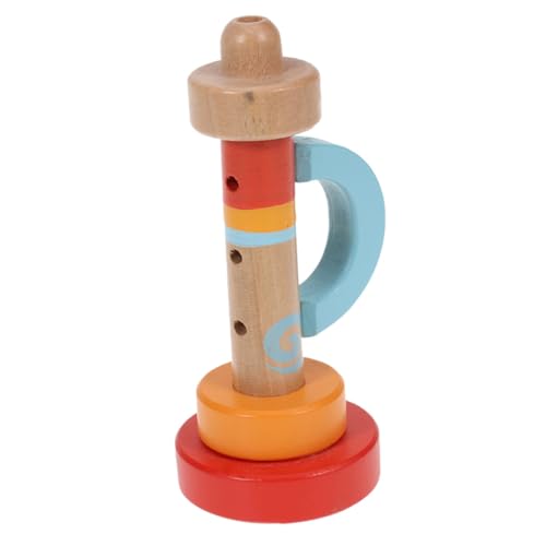 FUNOMOCYA Holzspielzeug Musikinstrument Holz Trompete Pädagogisch Hörtraining für Junge Mädchen und Kleinkinder Ab Jahr Geeignet von FUNOMOCYA