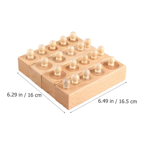 FUNOMOCYA Holzspielzeug Steckzylinder Pädagogisch Fördert Hand Auge Koordination Kreativität und Problemlösung Geeignet für Jungen und Mädchen Eltern Junge Mädchen aus Hochwertigem Holz FUNOMOCYA Holzspielzeug Steckzylinder Pädagogisch Fördert Hand Auge Koordination Kreativität und Problemlösung Geeignet für Jungen und Mädchen Eltern Junge Mädchen aus Hochwertigem Holz von FUNOMOCYA
