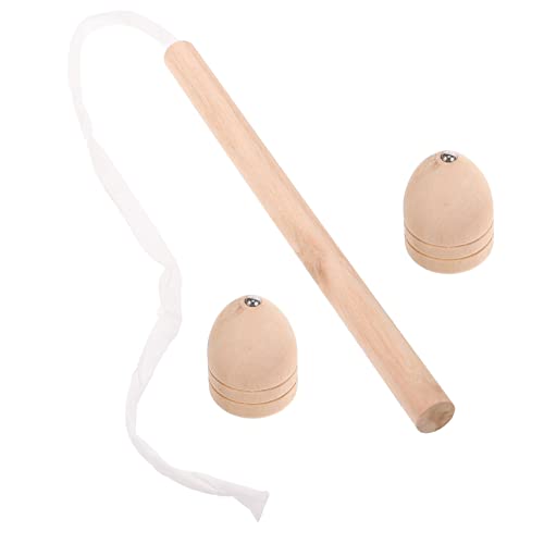 FUNOMOCYA Holzspielzeug Traditioneller Chinesischer Gyroskop Langlebig Kreatives Design Pädagogisch Lustiges Kinderspielzeug für Geburtstage und Partys von FUNOMOCYA