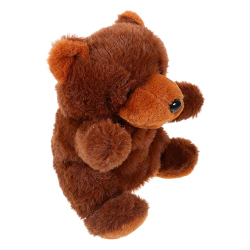 FUNOMOCYA Interaktive Bären Handpuppe aus Plüsch für Pädagogisches Handspielzeug zum Geschichtenerzählen und Rollenspiel Fördert Fantasie Kommunikation und Eltern Junge Mädchen Interaktion von FUNOMOCYA