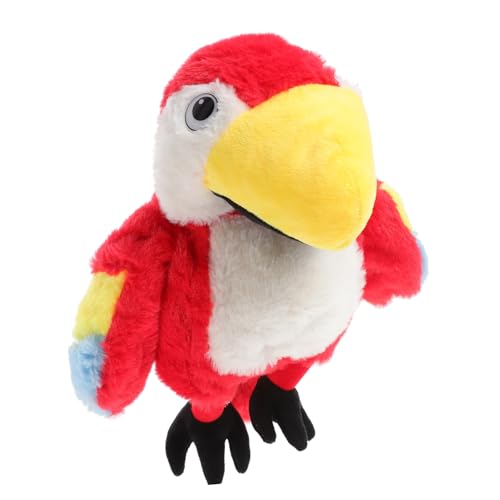 FUNOMOCYA Interaktive Papagei Handpuppe aus Plüsch Realistische Vogel handspielpuppe für Geschichten Erzählen Pädagogisches für Kindergarten FUNOMOCYA Interaktive Papagei Handpuppe aus Plüsch Realistische Vogel handspielpuppe für Geschichten Erzählen Pädagogisches für Kindergarten von FUNOMOCYA