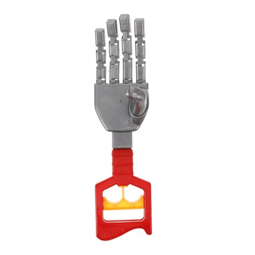 FUNOMOCYA Interaktives Mechanisches Greifarmspielzeug aus Kunststoff Handbetriebenes Robotergreifwerkzeug Spielerisch Hand Auge Koordination und Kreativität Lang Rot für Aller Altersgruppen von FUNOMOCYA