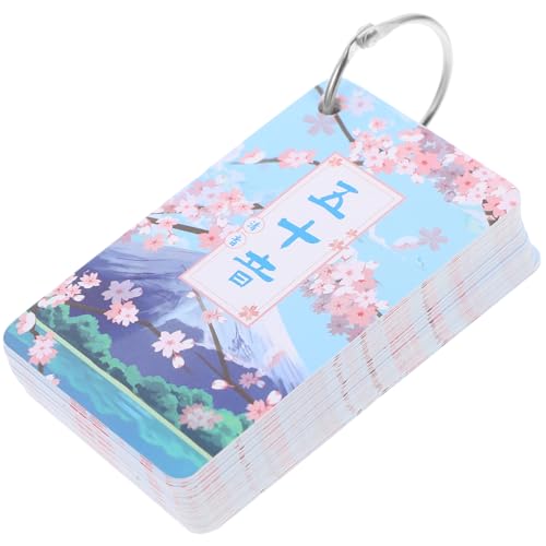 FUNOMOCYA Japanisch Lernkarten Hiragana Katakana Gojūon Übungskarten für Anfänger Langlebige Papierkarten mit Abgerundeten Ecken Tragbar und Schnell Erlernbar für Reisen und Unterwegs von FUNOMOCYA
