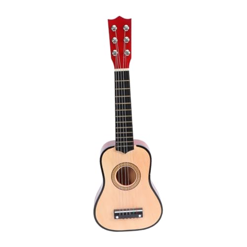 FUNOMOCYA Kindergitarre Akustikgitarre Mädchen Spielzeuggitarre Kinderinstrument Kleine Gitarre Für Anfänger Gitarre Kindergitarre Kindergitarre Ukulele Erste Echte Kleinkind Bambus von FUNOMOCYA