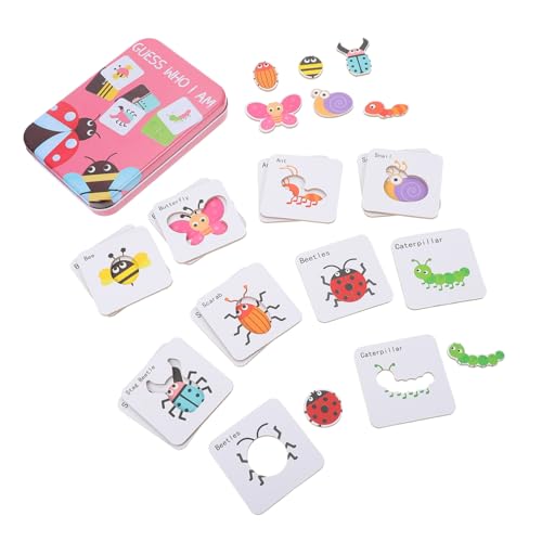 FUNOMOCYA Kinderpuzzle Insektenspielzeug mit Glatter Oberfläche Kognitives Lernspiel für Vorschulkinder Fördert Denken Hand Auge koordination und Logisches Verständnis Geeignet Ab Jahren von FUNOMOCYA