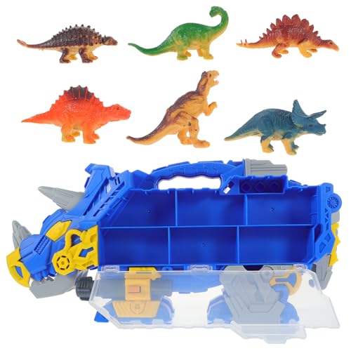 FUNOMOCYA Kinderspielzeug Dinosaurierauto mit Dreieck Dino Panzer Farbenfrohes Robustes Fahrzeugspielzeug für Kleinkinder Fördert Motorische Fähigkeiten und Interaktives Lernen Geschenk für von FUNOMOCYA