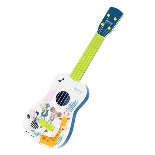 FUNOMOCYA Kinderspielzeug Ukulele Sichere Wiederverwendbare Kunststoffgitarre Musikalisches Früherziehungsspielzeug für Kleinkinder Realistische Nachbildung Geschenk und Zufällige Farbe von FUNOMOCYA
