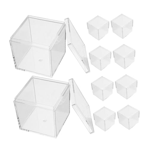 FUNOMOCYA Box Sammelbox Würfelform Lebensmittelechte Kunststoffbox Für Mineralproben Stapelbare Transparente Specimen Box Mit Deckel FUNOMOCYA Box Sammelbox Würfelform Lebensmittelechte Kunststoffbox Für Mineralproben Stapelbare Transparente Specimen Box Mit Deckel von FUNOMOCYA