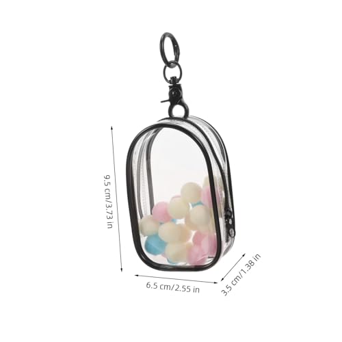 FUNOMOCYA Kleine Transparente Doll Aufbewahrungstasche mit Staubschutz Tragbare Outdoor figurentasche mit Haken Vielseitige Beutel für Schule und Reisen FUNOMOCYA Kleine Transparente Doll Aufbewahrungstasche mit Staubschutz Tragbare Outdoor figurentasche mit Haken Vielseitige Beutel für Schule und Reisen von FUNOMOCYA
