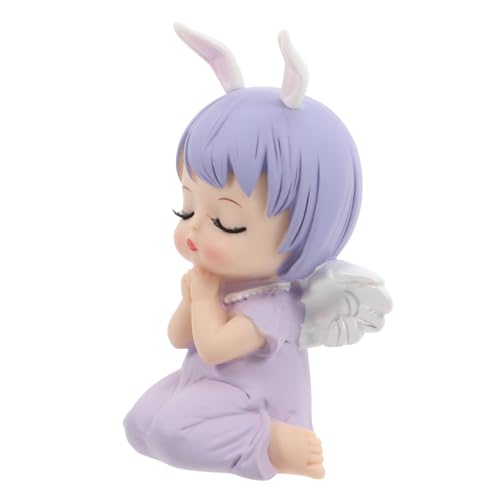 FUNOMOCYA Kreative Engel Torten Deko Niedliche Cartoon Cake Ornament für Kindergeburtstagsfeiern Desktop Dekoration und Party Zubehör für Festliche von FUNOMOCYA