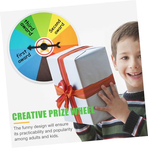 FUNOMOCYA Kreatives Drehrad zum Drehen Tragbares und Abwischbares Spiel Preisrad für Tombola Party Unterricht und Individuelle Auszeichnungen Robust und Flexibel für Veranstaltung und von FUNOMOCYA