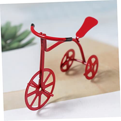 FUNOMOCYA Kreatives Puppenhaus Ornament Detailreiche Miniaturspielzeug Dekoration Rot Leicht und Sicher für Kinderzimmer Künstlerisches Zubehör von FUNOMOCYA