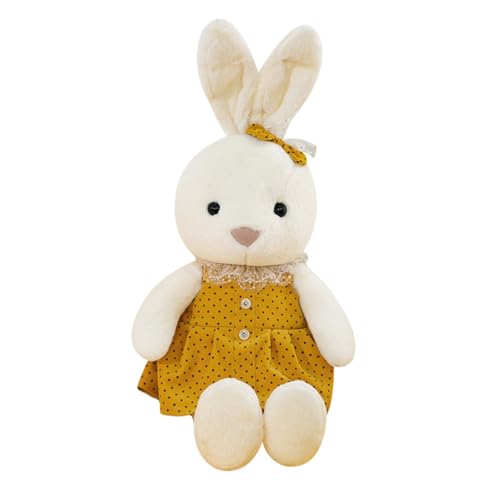 FUNOMOCYA Kreatives Weiches Plüsch Kaninchen Niedliches Kuscheltier und Dekoratives Stofftier Geschenk für Geburtstag Party und Gemütliche Wohnräume von FUNOMOCYA