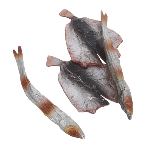 FUNOMOCYA Künstlich Gefertigte Meeresfrüchte Dekoration Teiliges aus PVC Realistische Gebratene Fischfilets und Getrocknete Fischstücke Geruchsfrei Langlebig für Restaurant Fotografie und FUNOMOCYA Künstlich Gefertigte Meeresfrüchte Dekoration Teiliges aus PVC Realistische Gebratene Fischfilets und Getrocknete Fischstücke Geruchsfrei Langlebig für Restaurant Fotografie und von FUNOMOCYA