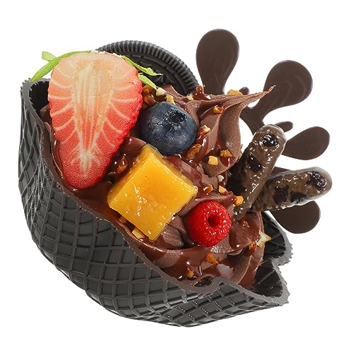 FUNOMOCYA Künstliches Eiscreme Modell Realistisches Dessert Display für Kreative Fotodekorationen Ausstellungsrequisite für Partys und Feiern FUNOMOCYA Künstliches Eiscreme Modell Realistisches Dessert Display für Kreative Fotodekorationen Ausstellungsrequisite für Partys und Feiern von FUNOMOCYA