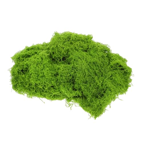 FUNOMOCYA Künstliches Moos Hellgrün Langlebig Aquarienfreundlich zur Diorama Terrarien und Bastelarbeiten Naturgetreue Simulation für DIY Garten Fischbecken Dekoratives Kunstmoos von FUNOMOCYA