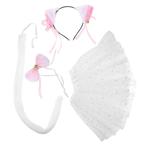 FUNOMOCYA Kuscheliges Katzenohren Haarschmuck Schleife und Niedliches Cosplay accessoire für Damen und Mädchen für Halloween Karneval Masquerade und Festliche Anlässe von FUNOMOCYA