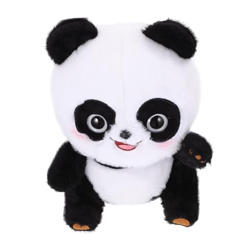 FUNOMOCYA Kuscheliges Panda Plüschtier Flauschige Lebensnahe Stofftier Puppe mit Weichem Plüschmaterial und Bequemes Kuscheltier Vielseitig Kissen für Teens und Mädchen von FUNOMOCYA