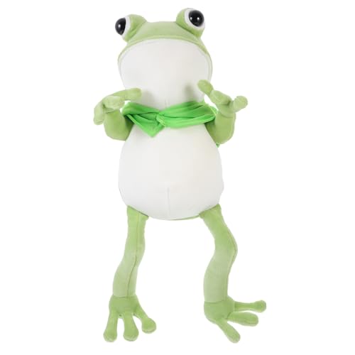 FUNOMOCYA Kuscheliges Plüsch Frosch Kuscheltier Weiches Stofftier Geschenkidee für Erwachsene Wohnraum Dekoration Kuschelkissen FUNOMOCYA Kuscheliges Plüsch Frosch Kuscheltier Weiches Stofftier Geschenkidee für Erwachsene Wohnraum Dekoration Kuschelkissen von FUNOMOCYA