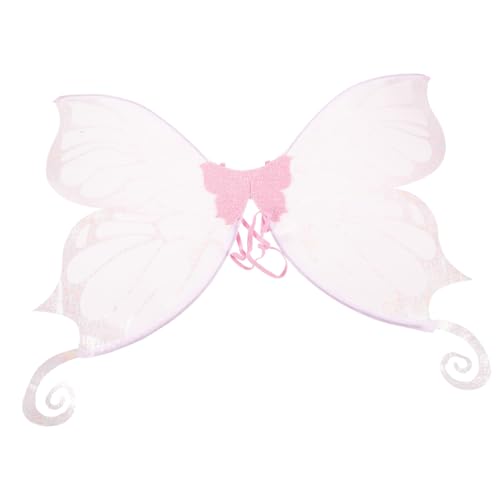 FUNOMOCYA Leichtes Flügel für Mädchen Schillernde Schmetterlingsflügel in Rosa Dekorativ für Kostüme Party und Cosplay Einfach Anzuziehen Vielseitig Einsetzbar als von FUNOMOCYA