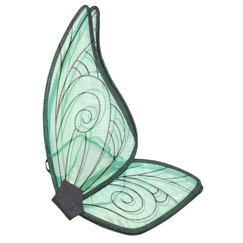 FUNOMOCYA Leuchtende Schmetterlingsflügel Dekor Gerecht Schmetterling Kostüm Mädchen Schmetterlingsfeenflügel Butterfly Verkleiden Sich Schwarz Buntes Garn von FUNOMOCYA