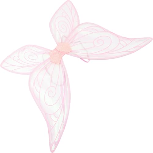 FUNOMOCYA Leuchtende Schmetterlingsflügel Diese Erste Glühen Dekoration Arm Klein Schmetterling Kostüm Schmetterlingskap Groß Schmetterlingsfeenflügel Rosa Buntes Garn von FUNOMOCYA