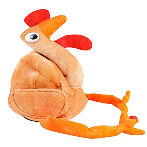 FUNOMOCYA Lustiger Truthahn Hut mit Beinen Weiches Material Stabile Verarbeitung für Thanksgiving Kostüm Party Karneval Halloween und Festliche Accessoires FUNOMOCYA Lustiger Truthahn Hut mit Beinen Weiches Material Stabile Verarbeitung für Thanksgiving Kostüm Party Karneval Halloween und Festliche Accessoires von FUNOMOCYA