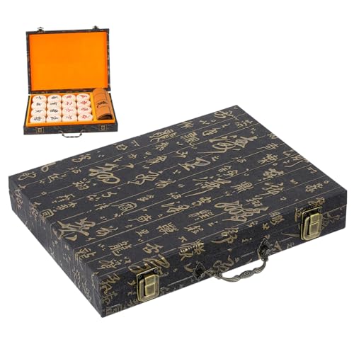 FUNOMOCYA Mahjong Aufbewahrungsbox Holzbox mit Elegantem Präge Design Geräumige Schachtel für Schach und Brettspiele Vielseitige Tragbare Spielsteinsammlung Stilvolles Chinesisches FUNOMOCYA Mahjong Aufbewahrungsbox Holzbox mit Elegantem Präge Design Geräumige Schachtel für Schach und Brettspiele Vielseitige Tragbare Spielsteinsammlung Stilvolles Chinesisches von FUNOMOCYA
