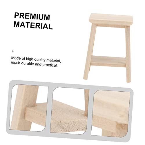 FUNOMOCYA Maßstab DIY Miniatur Möbel für Puppenhaus Detailgetreuer Handgefertigter Hocker Langlebiges Mini Möbelaccessoire für Sammler FUNOMOCYA Maßstab DIY Miniatur Möbel für Puppenhaus Detailgetreuer Handgefertigter Hocker Langlebiges Mini Möbelaccessoire für Sammler von FUNOMOCYA