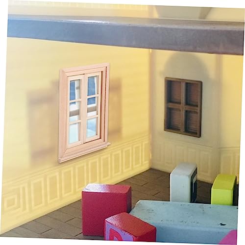 FUNOMOCYA Maßstab Holz DIY Zubehör Stabile Fach Mini Fenster für Puppenhaus Dekoration und Kreative Rollenspiele als Foto Requisite für Raumgestaltung FUNOMOCYA Maßstab Holz DIY Zubehör Stabile Fach Mini Fenster für Puppenhaus Dekoration und Kreative Rollenspiele als Foto Requisite für Raumgestaltung von FUNOMOCYA