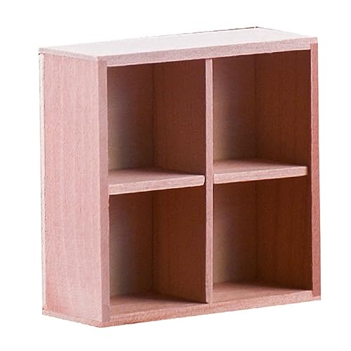 FUNOMOCYA Maßstab Mini Puppenhaus Möbel Sicheres Holzmaterial Aufbewahrungsregal mit Fächern für Puppenhaus Schlafzimmer und Dekoration FUNOMOCYA Maßstab Mini Puppenhaus Möbel Sicheres Holzmaterial Aufbewahrungsregal mit Fächern für Puppenhaus Schlafzimmer und Dekoration von FUNOMOCYA