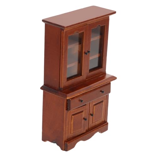 FUNOMOCYA Maßstab Realistisches Display Cabinet Regal Möbel für Sammler Mini Haus Dekoration Zubehör von FUNOMOCYA