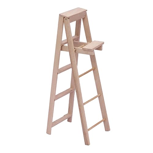 FUNOMOCYA Maßstab Stabile Holzleiter Modell Dekoratives Puppenmöbel Geeignet für Mini Haus Accessoires und Puppenhaus Einrichtung FUNOMOCYA Maßstab Stabile Holzleiter Modell Dekoratives Puppenmöbel Geeignet für Mini Haus Accessoires und Puppenhaus Einrichtung von FUNOMOCYA