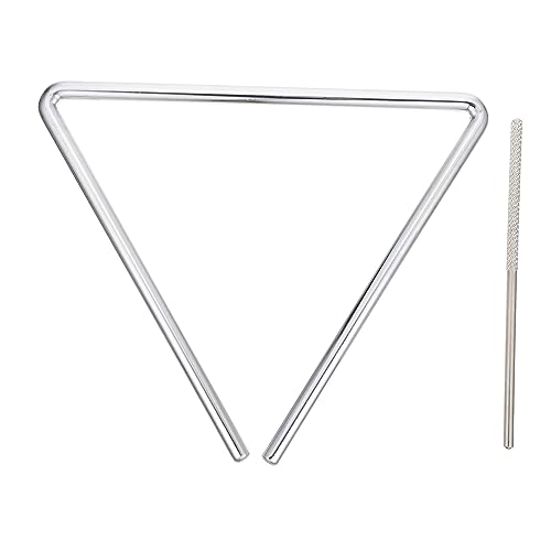 FUNOMOCYA Metall Triangel mit Schlägel Langlebiges Percussion Instrument für Klare Klangqualität Sicher und Glatt für Musikunterricht und Frühe FUNOMOCYA Metall Triangel mit Schlägel Langlebiges Percussion Instrument für Klare Klangqualität Sicher und Glatt für Musikunterricht und Frühe von FUNOMOCYA